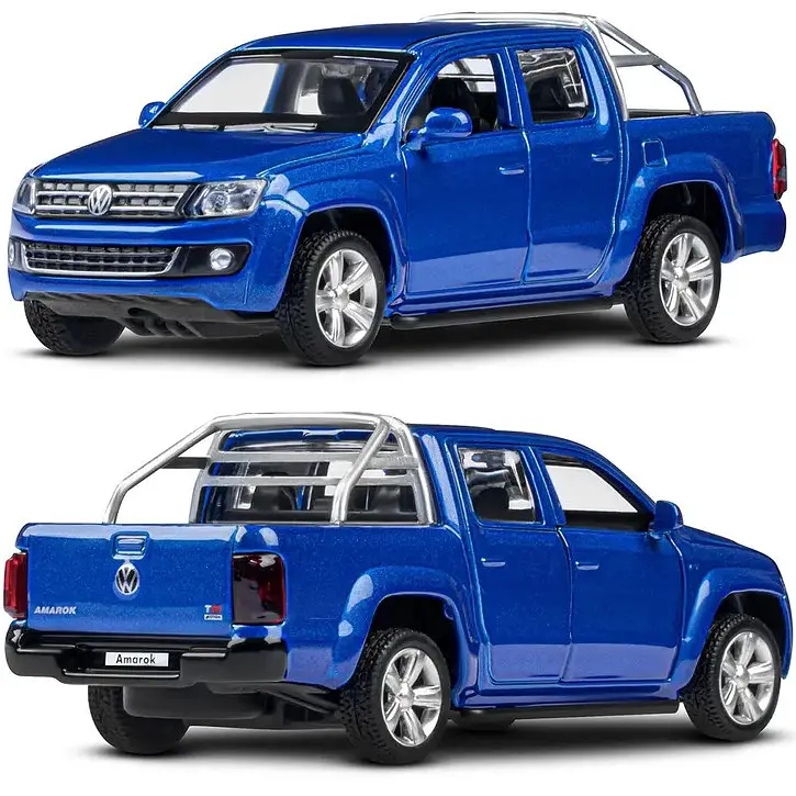 Колекційна металева модель автомобіля Автопром Volkswagen Amarok зі світлом і звуком 1:30 - фото 4