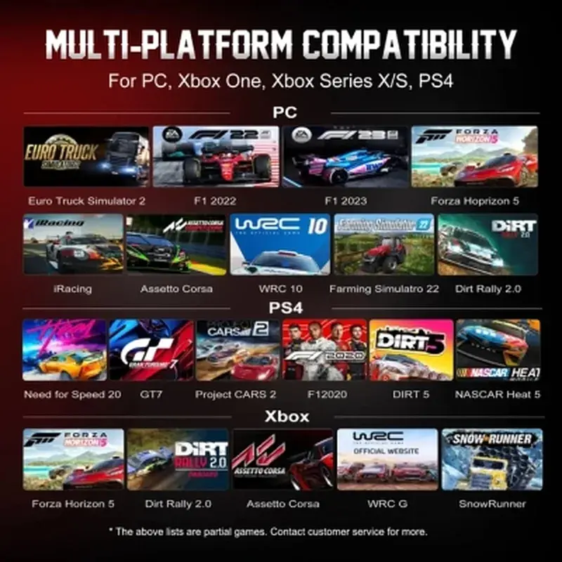 Кермо PXN V10 Ultra Bundle for PS4/XBOX/Xbox Series X|S/PC (PXN-V10 Ultra EU) - фото 7
