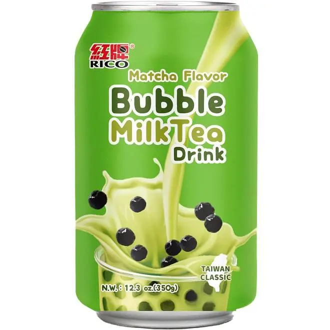 Напій молочний Rico Bubble Milk Tea Drink Matcha Flavor 340 мл