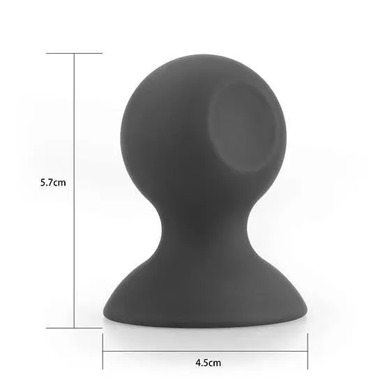 Зажими для сосків - Bondage Fetish Silicone Comfort Nipple Suckers - фото 2