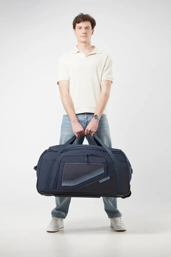 Дорожня Сумка На Колесах American Tourister CITY RACER NAVY 77x42x40 MI9*41003 - фото 7