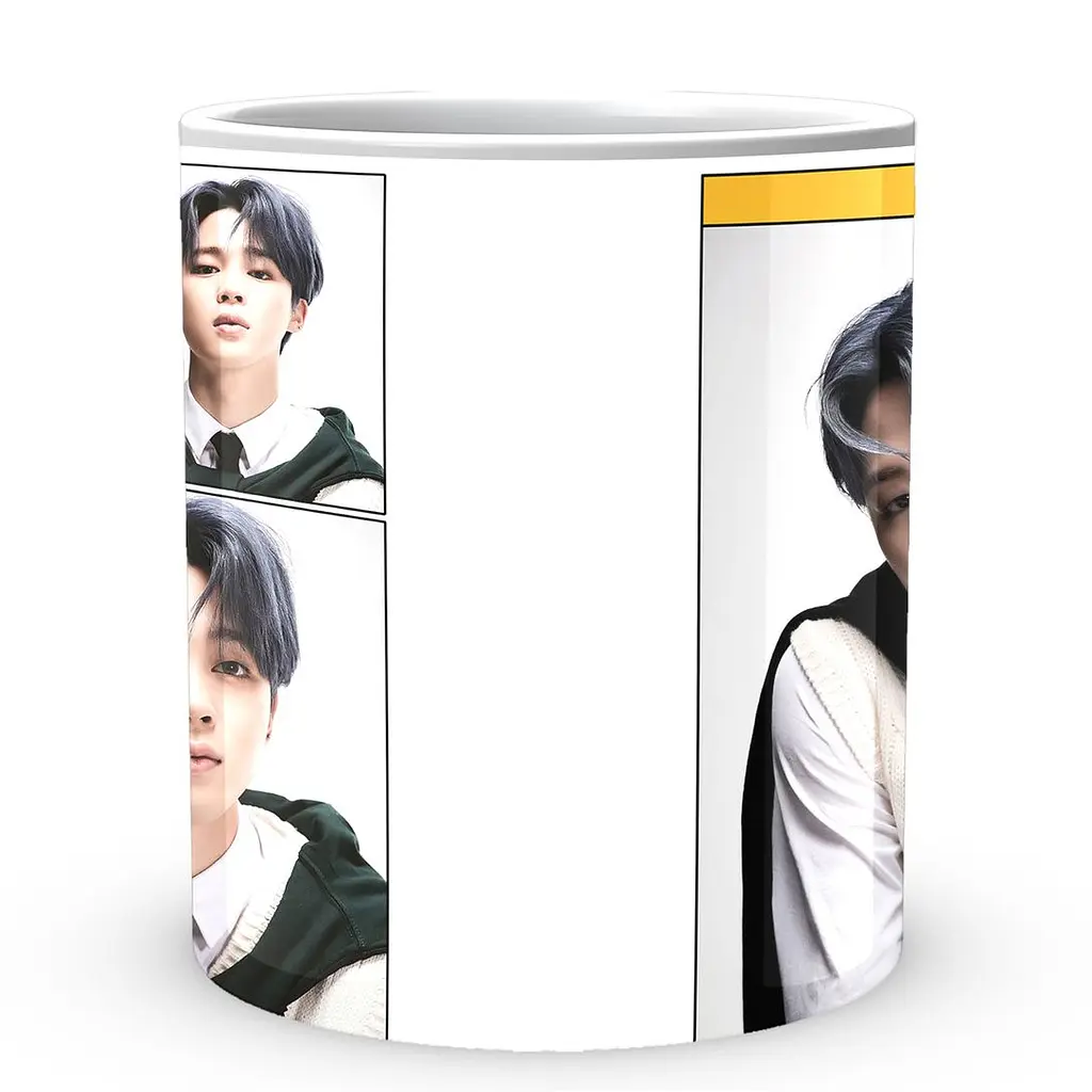 Кухоль GeekLand Bangtan Boys BTS Jimin Чимін Колаж CP 04.476.703 330 мл білий - фото 2