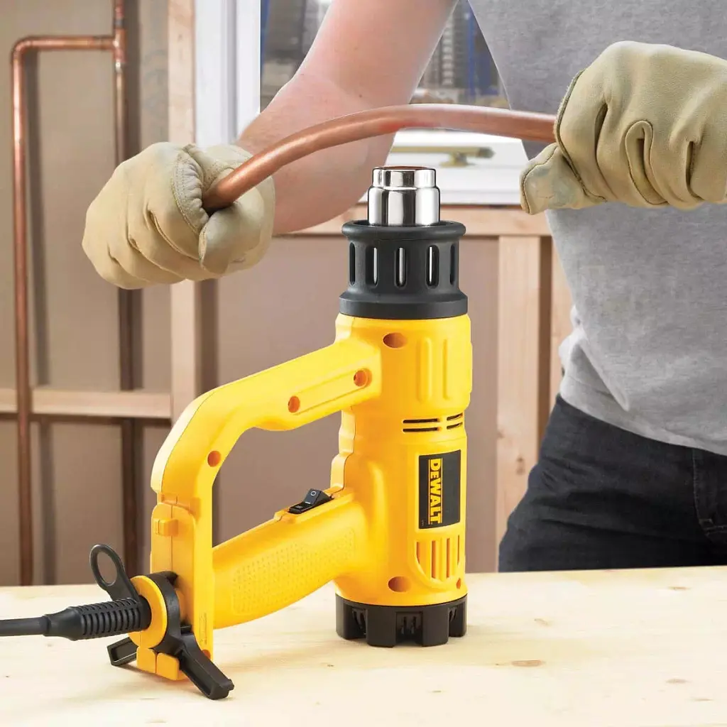 Строительный фен DeWALT 1800 Вт, 50 - 600 C, 0.65 кг (D26411) - фото 7