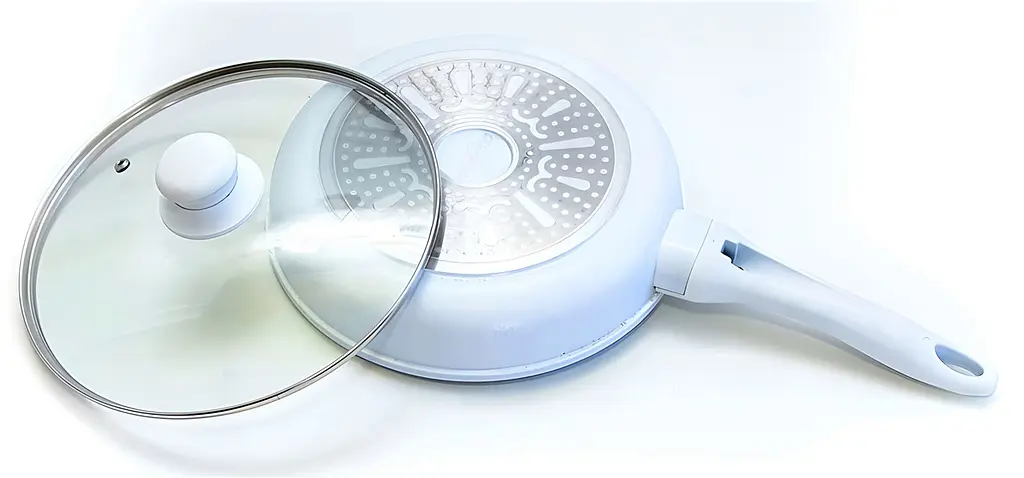 Сковорода Barton Steel BS-7024 24 см white - фото 2