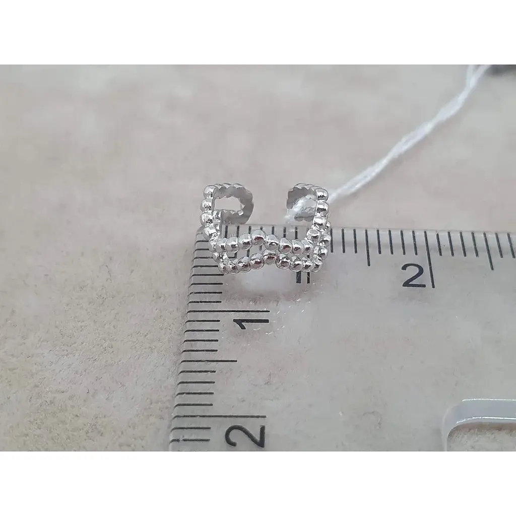 Серебряная серьга-кафф на хеликс Umax. 70125U - фото 4