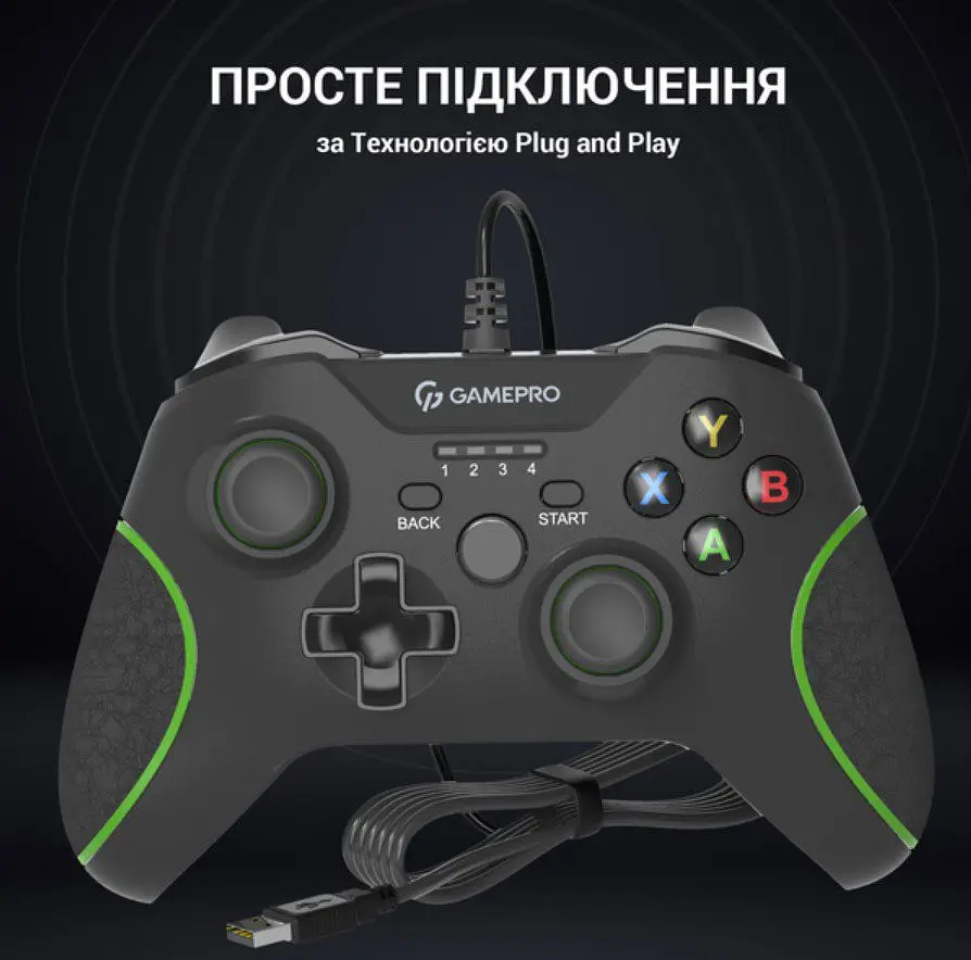 Геймпад джойстик GamePro MG-450 Black USB PC/PS3/Android - фото 8