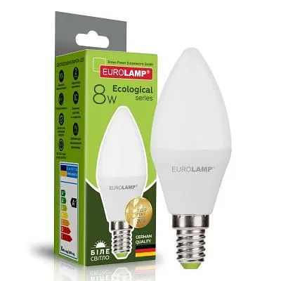 Лампочка Eurolamp LED CL 8W E14 4000K 220V (LED-CL-08144(P)) - фото 2