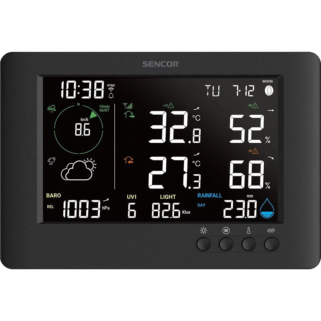 Умная метеостанция Sencor SWS 10500 WIFI [150864] - фото 9