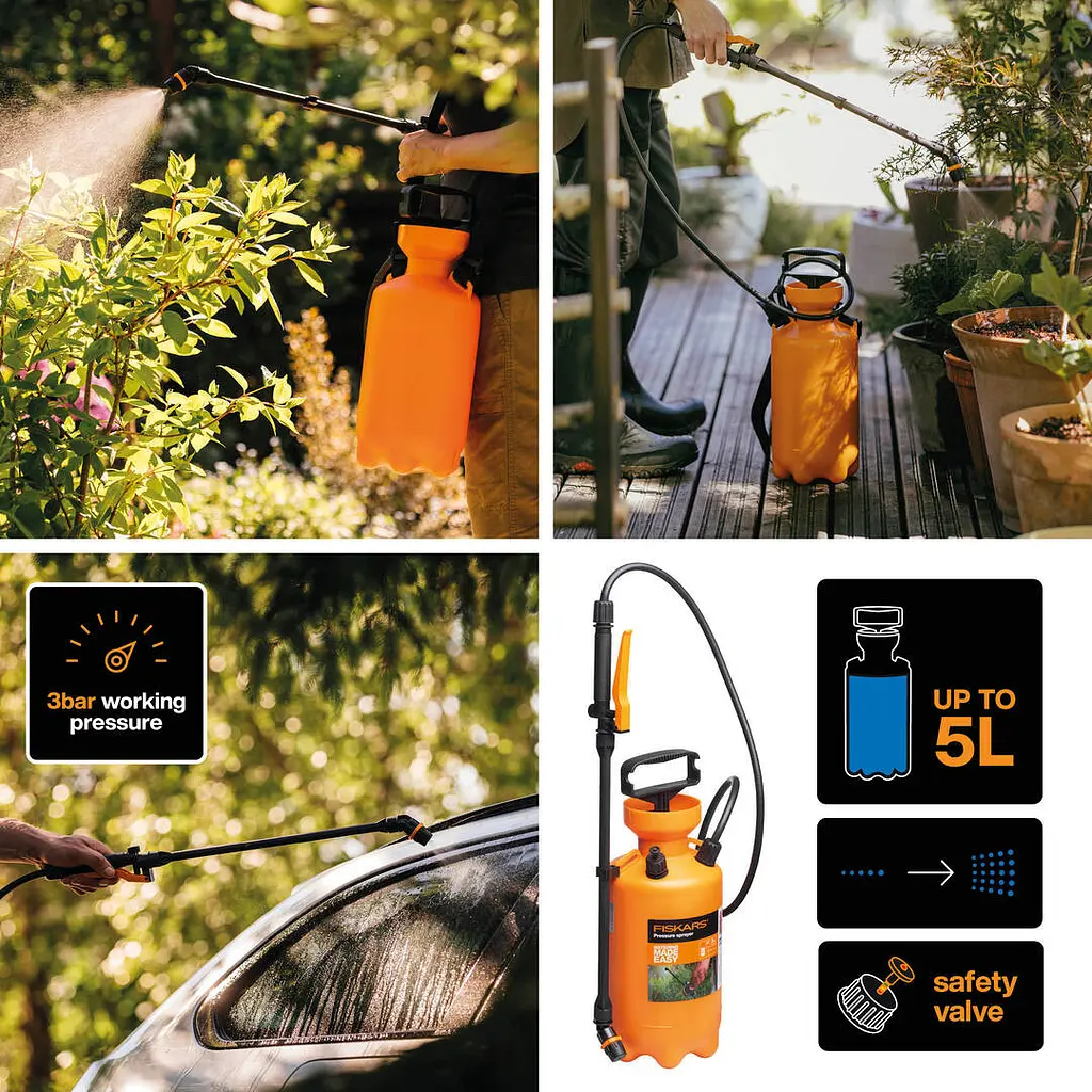 Обприскувач під тиском Fiskars 5л (1025934) - фото 2