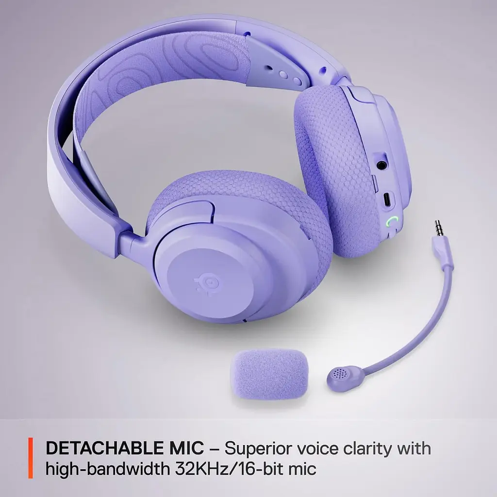 Ігрова гарнітура SteelSeries Arctis Nova 3P Wireless MultiPlatform Lavender (61692) - фото 13