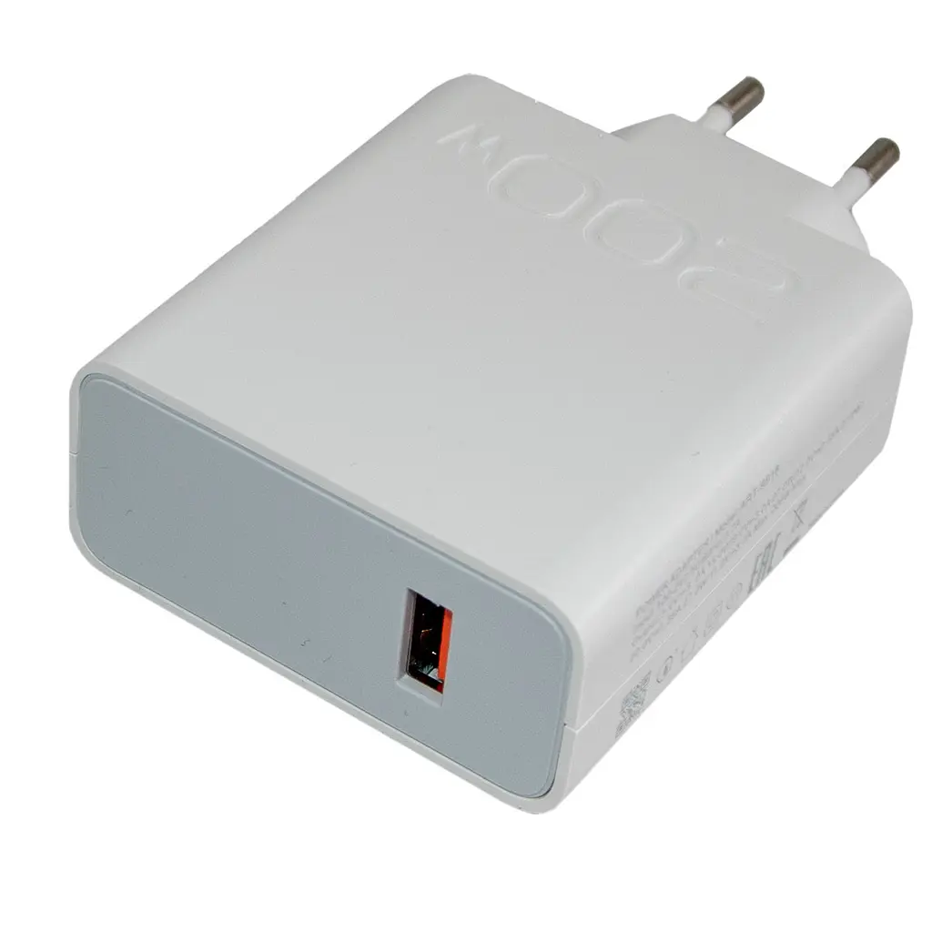 Зарядний адаптер Suie 200W Power Adapter USB-A, білий блок живлення для телефону - фото 3