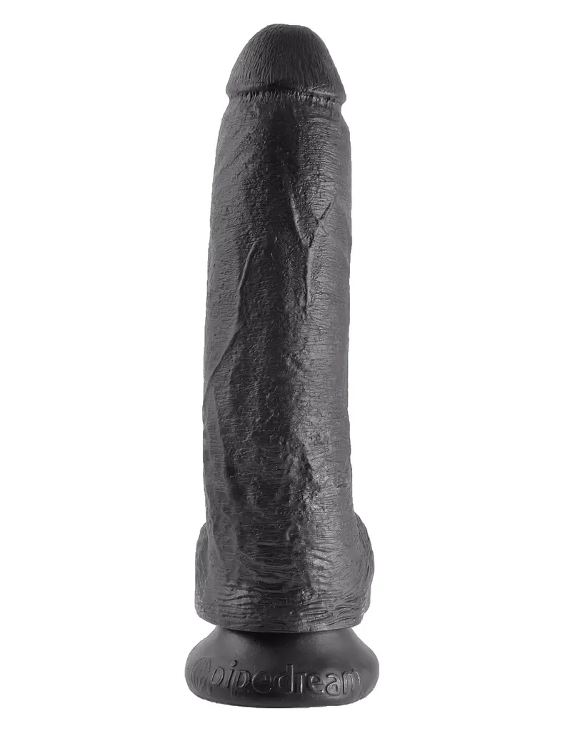 Фаллоимитатор King Cock 9" With Balls 26 см черный - фото 2