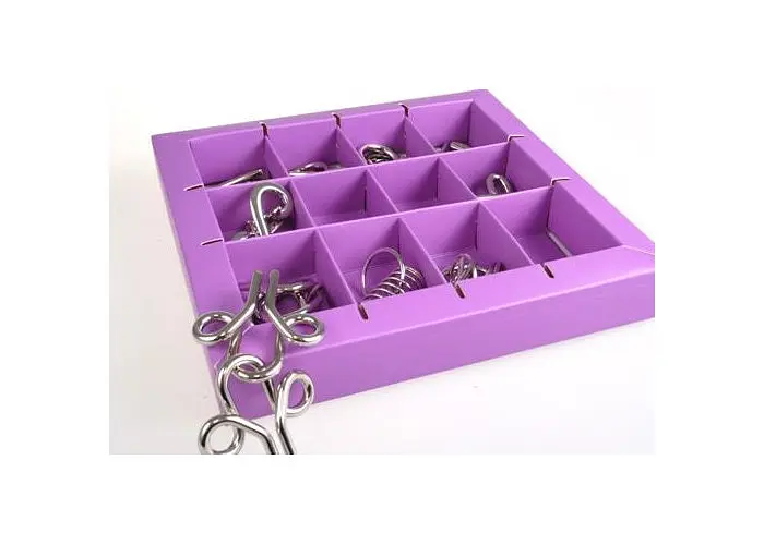 Набір головоломок Eureka Metal Puzzles фіолетовий 10 шт. (473359) - фото 2