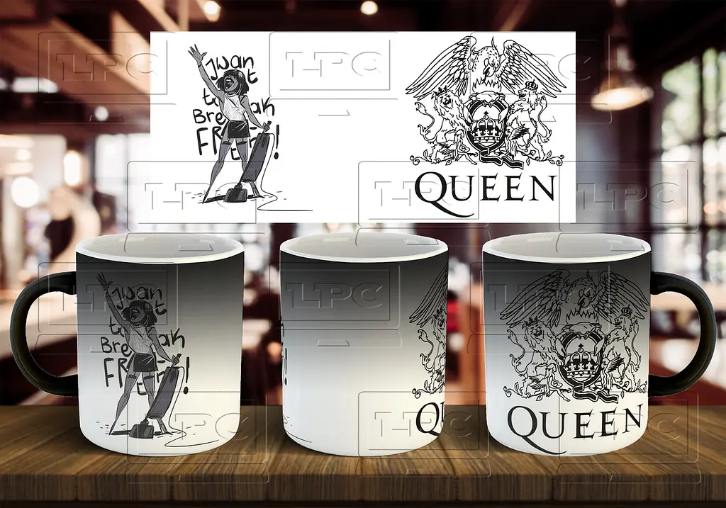 Чашка "Queen I want to back free" 330 мл - фото 2
