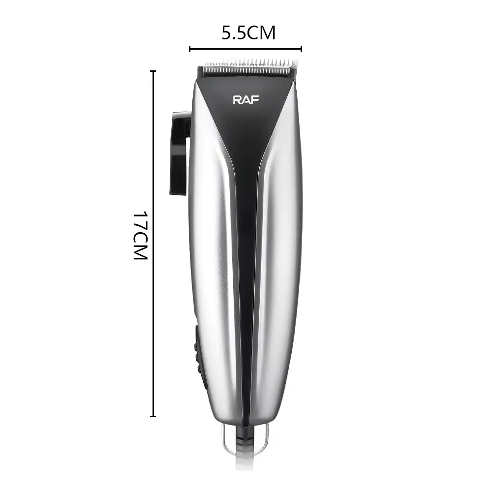 Машинка для стрижки волосся RAF R.415 від мережі 220В 7W Silver-Black - фото 6