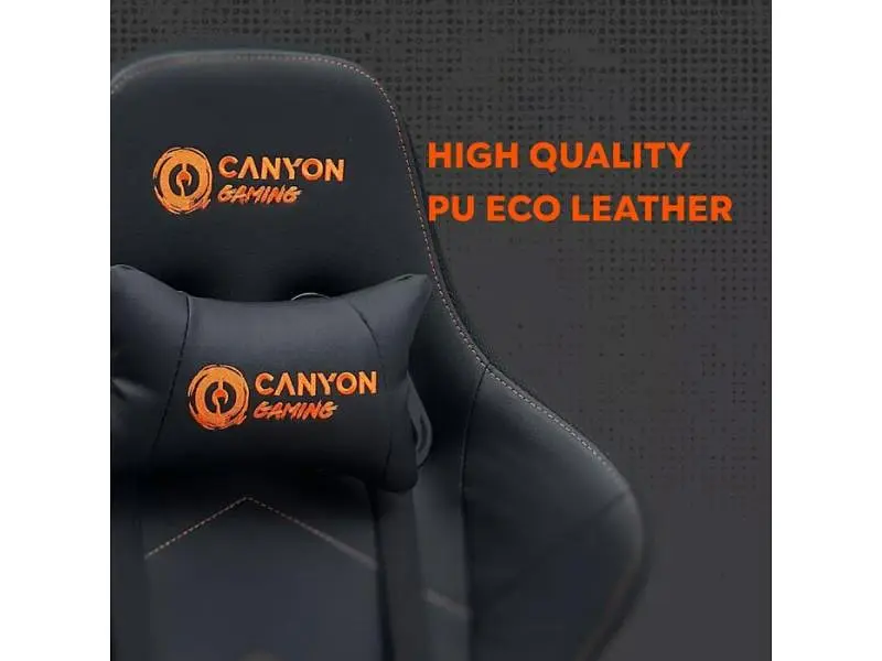 Комп'ютерне крісло для геймера Canyon Irida RGBCH03 RGB Black (CNS-RGBCH03) - фото 11