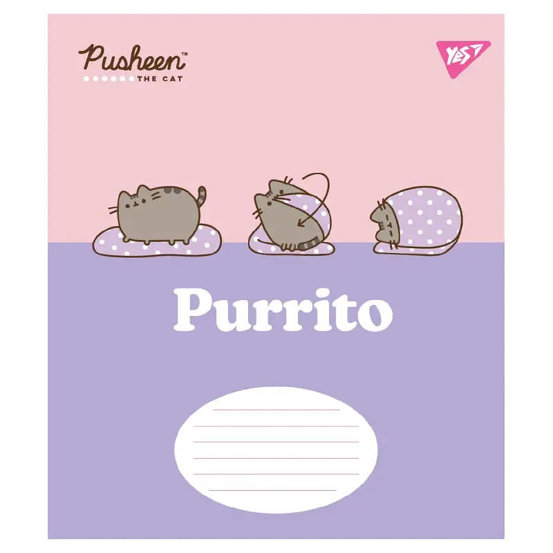 Зошит Yes Pusheen The Cat A5, 12 аркушів в лінію (767613) - фото 2