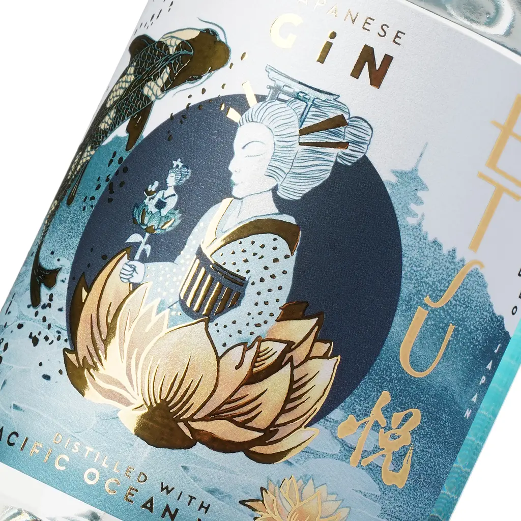 Джин Etsu Pacific Ocean Water 43% 0.7 л у подарунковій коробці - фото 7
