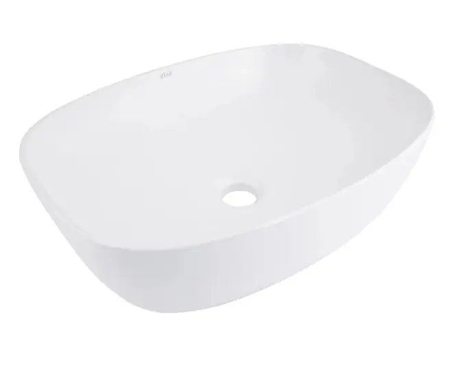 Раковина накладна Qtap Cardinal 600x380x140 White з донним клапаном QT04116257W48465