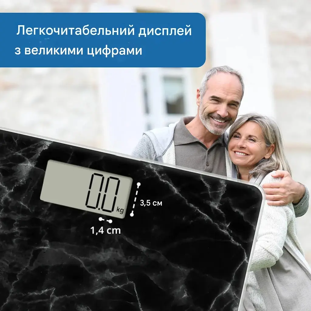 Ваги ADE Amina BE2306-6 цифрові для ванної чорний мармур (BE2306-6) - фото 6