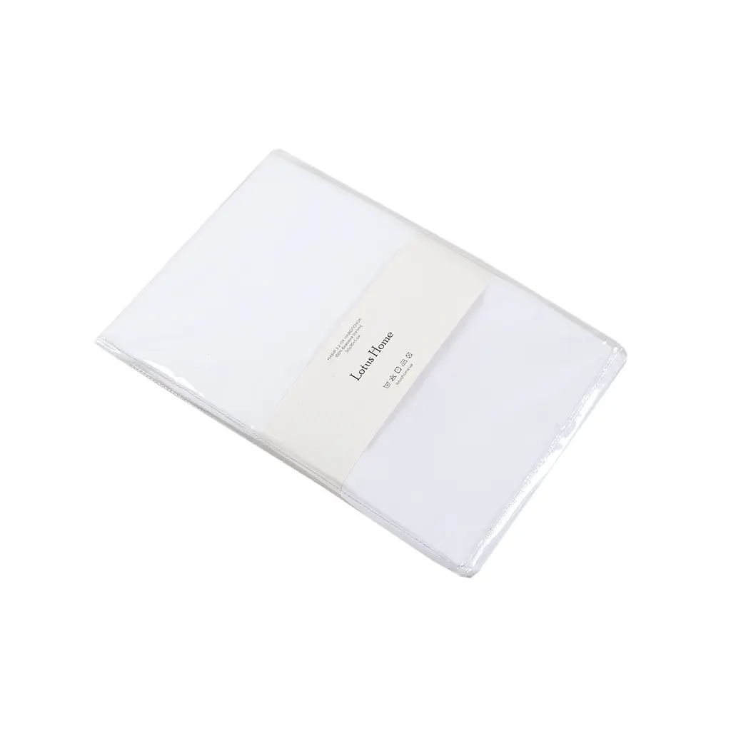 Наволочки сатин Lotus Home - Dakota Modern білий 50x70+5 (2 од) - фото 3