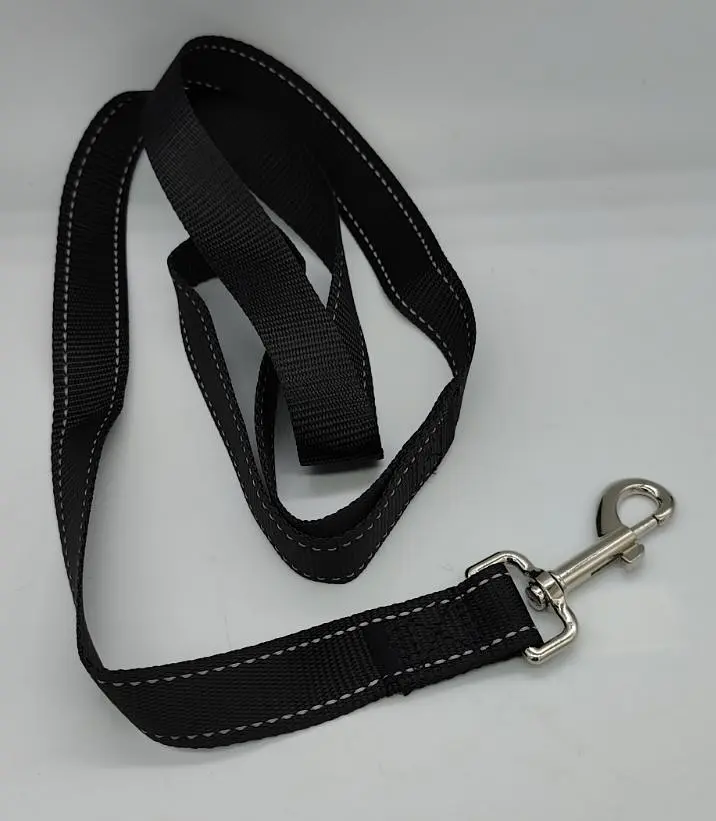 Повідець для двох собак Derby Dog Double Leash подвійний еластичний чорний - фото 5