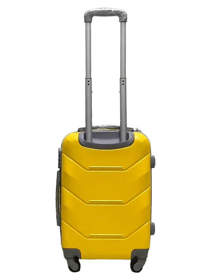 Валіза маленька S ABS-пластик Milano bag 147M 55×38×23см 45л Жовтий - фото 3