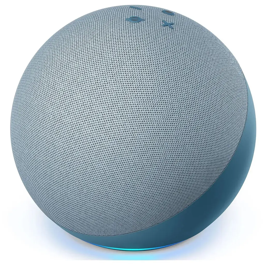 Акустика портативна розумна колонка Amazon Echo Dot 4th Gen Twilight blue (блакитна) - фото 4