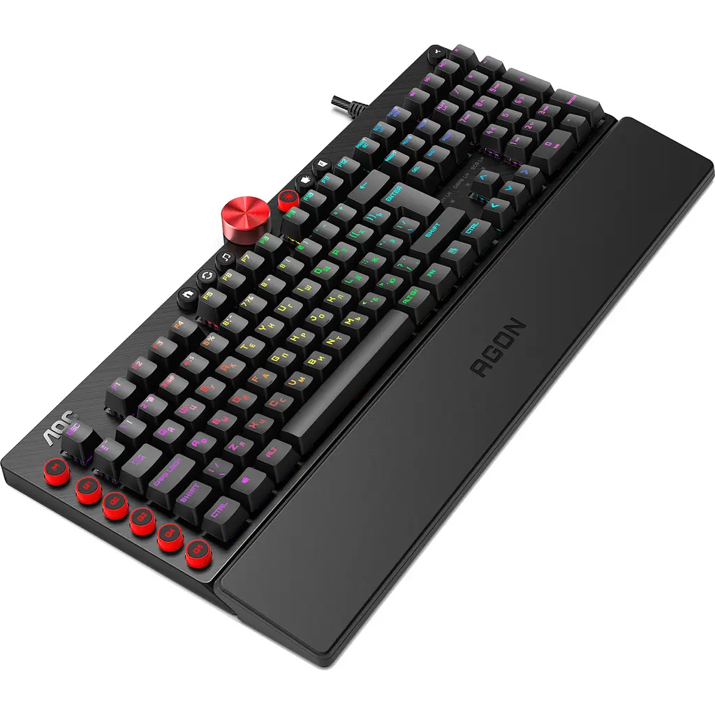 Клавиатура AOC AGK700 Gaming RGB [AGK700DR2R] [105583] - фото 5