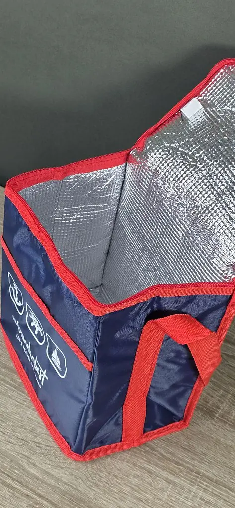 Термосумка 24x16x25 см Stenson Wanderlust R28803 10 л охолодження та збереження температури Синій - фото 4