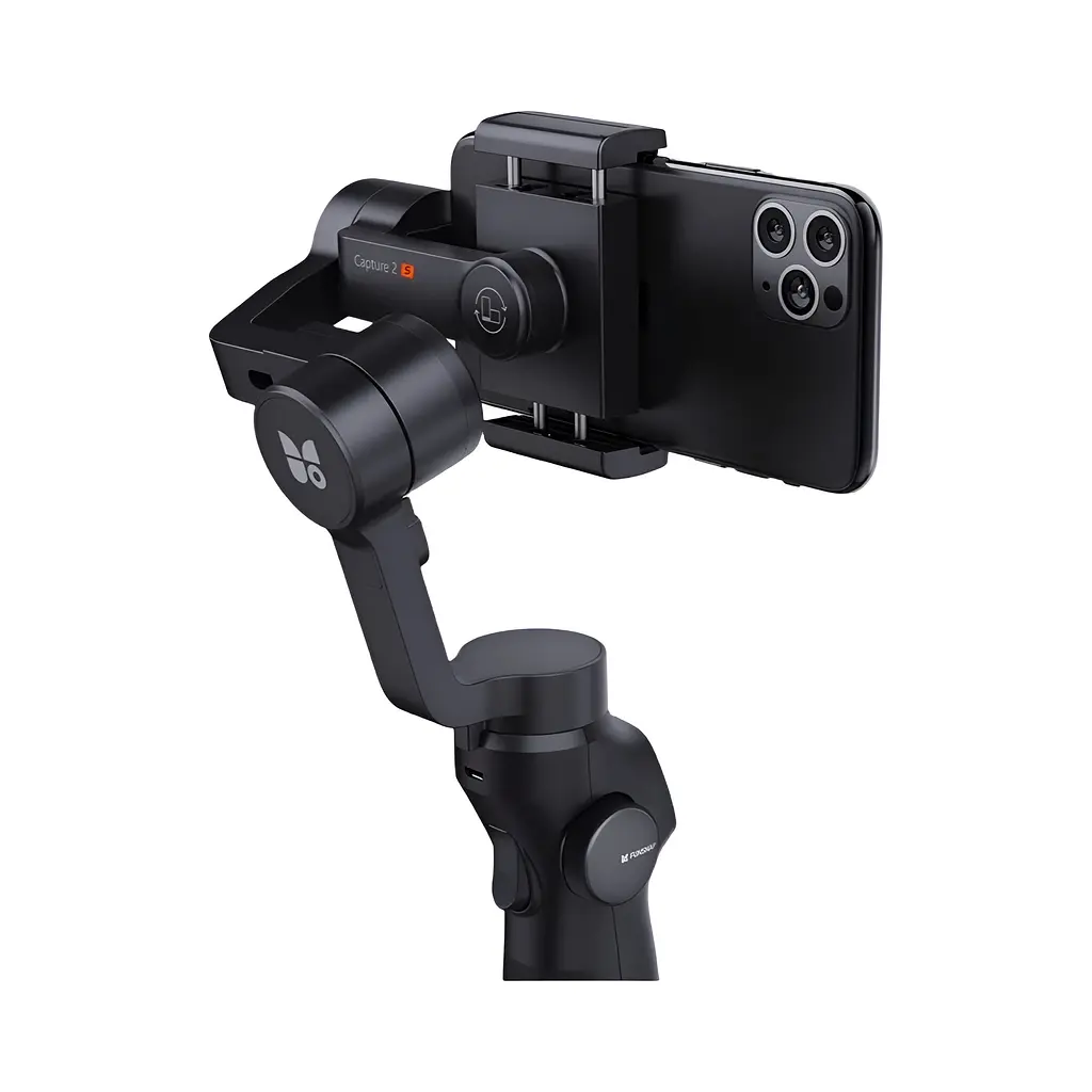 Стедікам Funsnap Capture 2s Combo - стабілізатор для смартфонів та відеозйомки / 3-осьовий / акумулятор 2 х 2200 мАг / до 12 годин роботи - фото 5