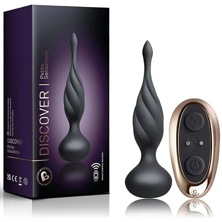 Анальная вибропробка Rocks Off Petite Sensations - Discover Black - фото 3