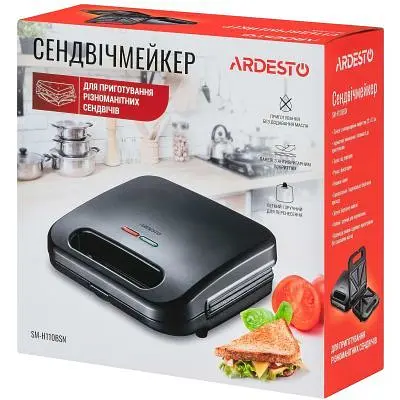 Сендвічниця Ardesto (SM-H110BSN) - фото 6