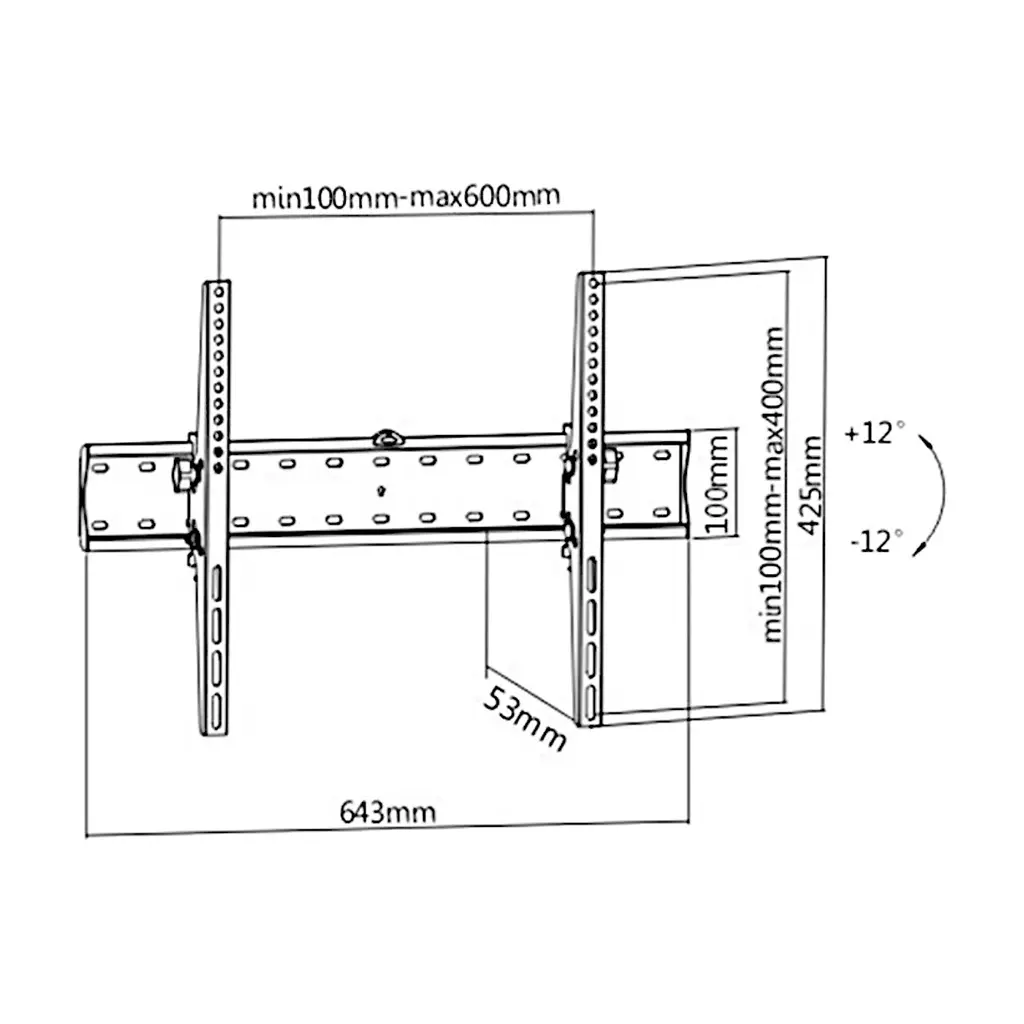 Кронштейн Gembird WM-70T-02 - фото 2