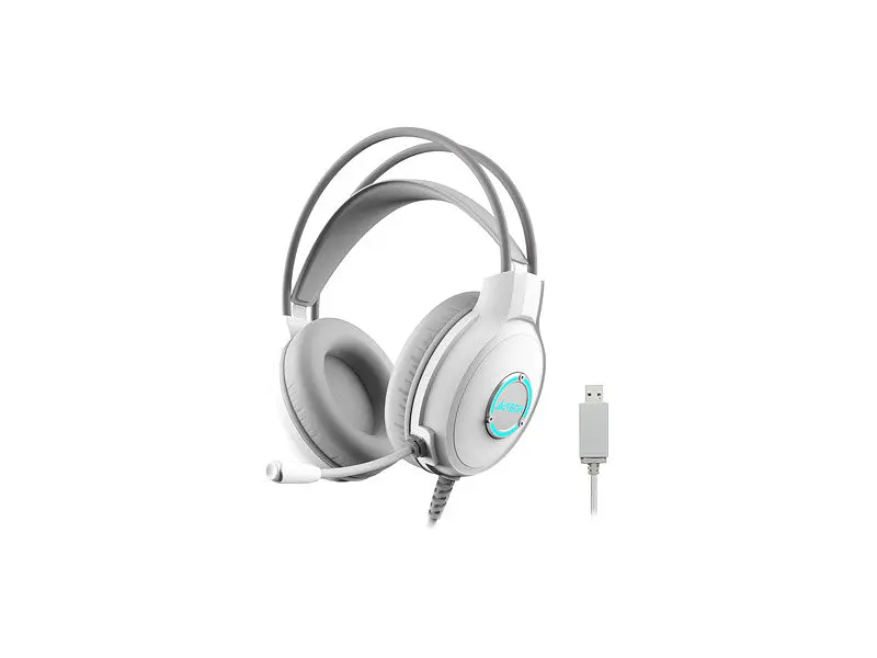 Навушники з мікрофоном A4Tech FH300U White