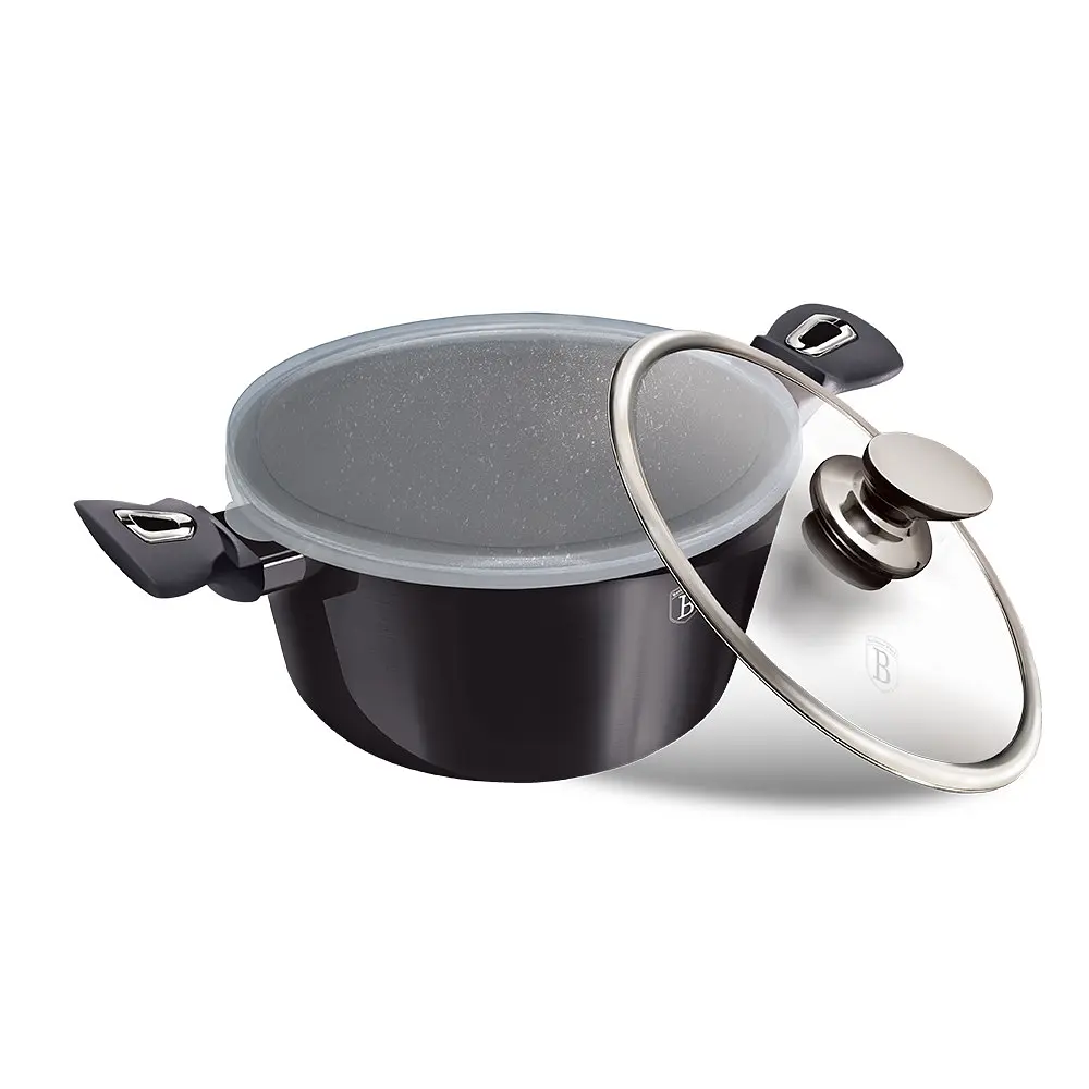 Каструля Metallic Line Carbon Pro Edition 6,1 л Berlinger Haus ⌀28 см kuh0009072