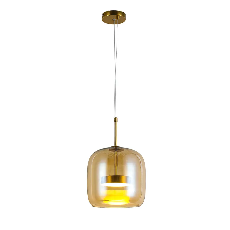Підвісний світильник LED Levistella 909XL157-1 led (220) AB+AM, 9W, бронза, коричневий, три режими - фото 2