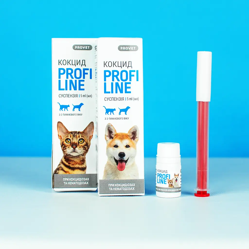 Суспензія ProVET Profiline Кокцид для котів та собак 5 мл - фото 6