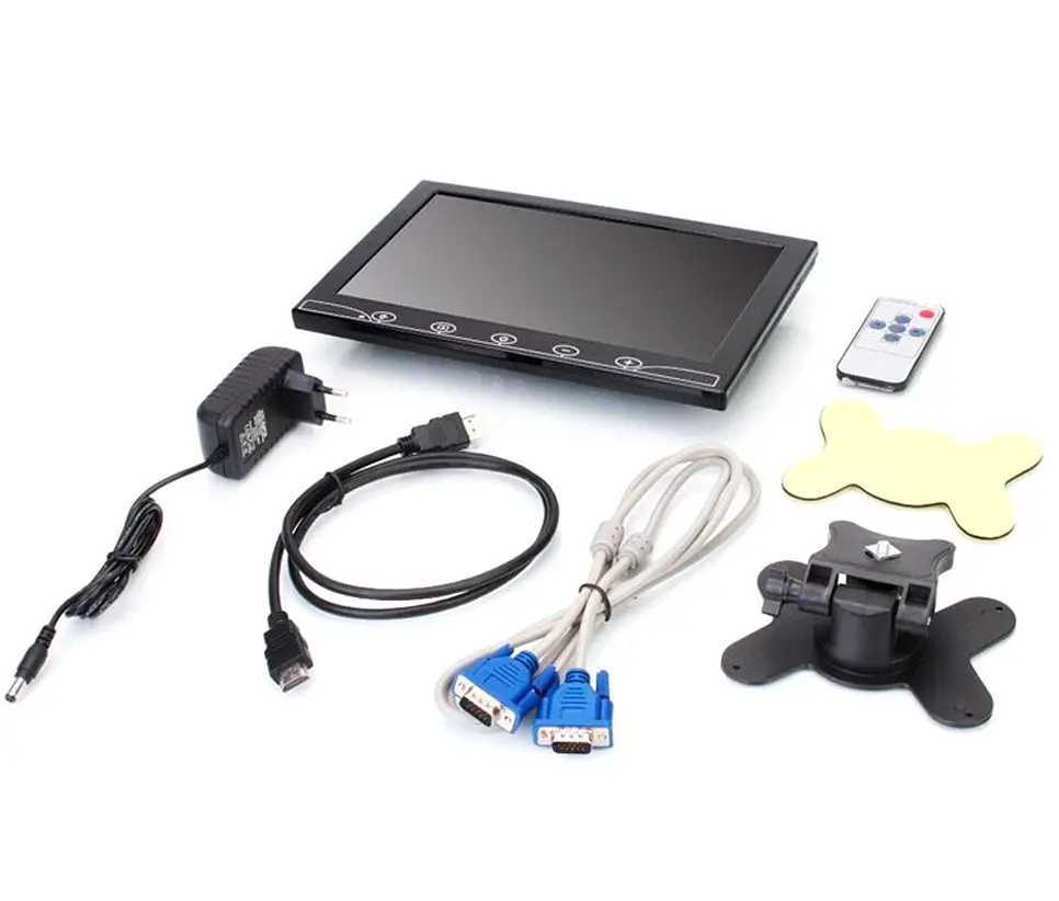 Автомобильный ЖК-монитор Voltronic 10.1", AV+VGA+HDMI+RCA, 1024x600ips, 12-24V - фото 2