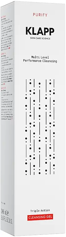 Очищувальний гель Klapp Multi Level Performance Triple Action Cleansing Gel 200 мл - фото 2