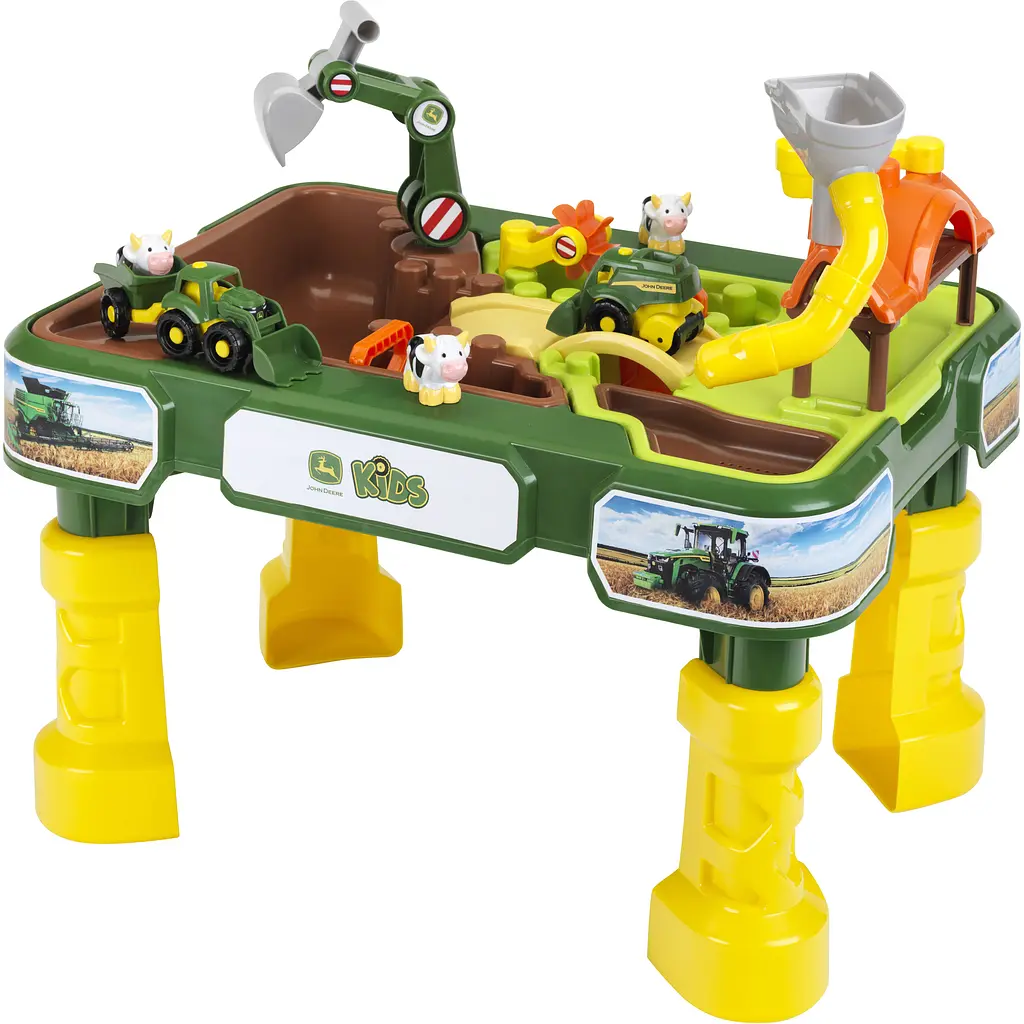 Стол для игр Klein John Deere Ферма 2 в 1 с песком и водой (3948) - фото 3