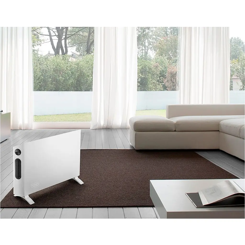Конвекционный обогреватель DeLonghi HSX 4320E WHBK [119864] - фото 5