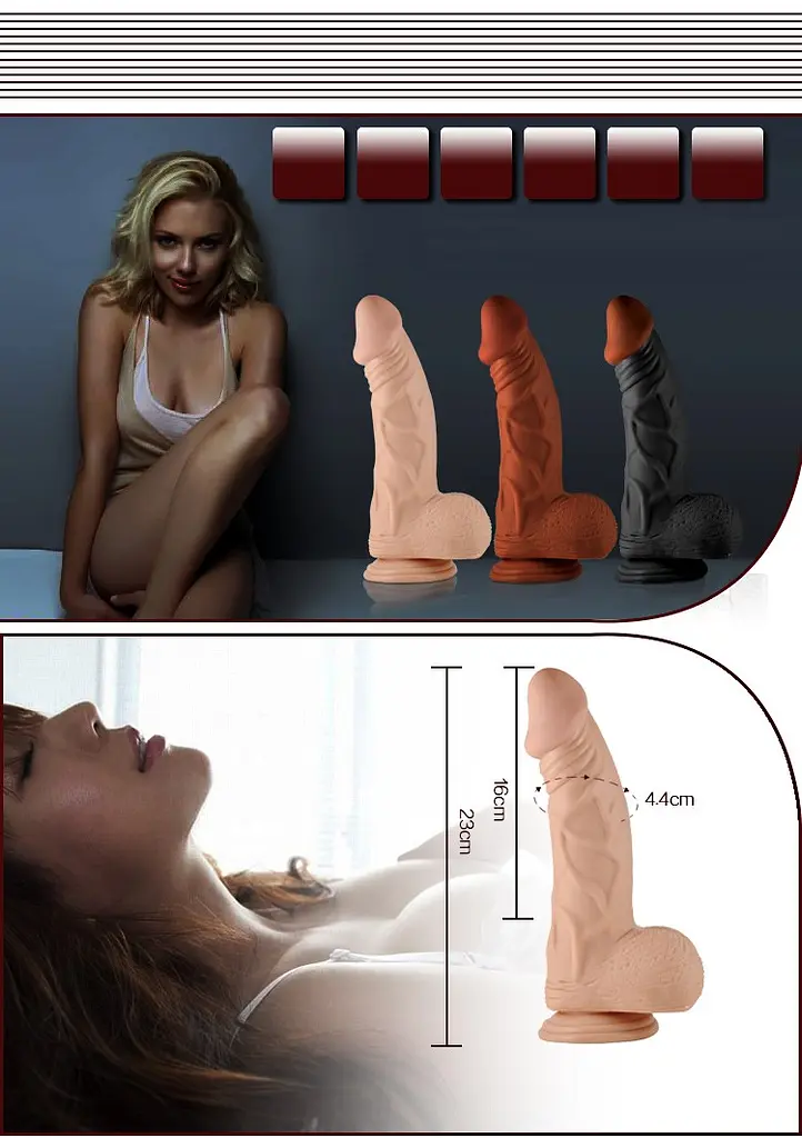 Вібратор Lovetoy Real Extreme 9" 23 см тілесний - фото 6