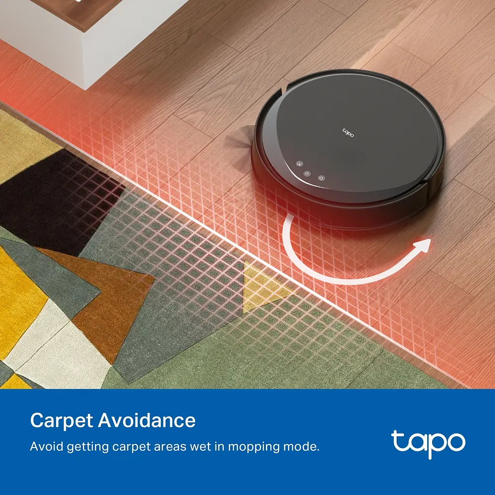 Робот-пилосос TP-Link TAPO RV 20 MAX LIDAR з підтримкою вологого прибирання - фото 7
