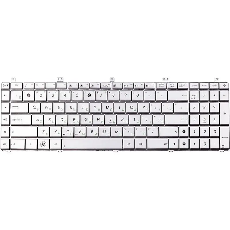 Клавіатура для ноутбука ASUS N55 Series срібляста (KB315864)