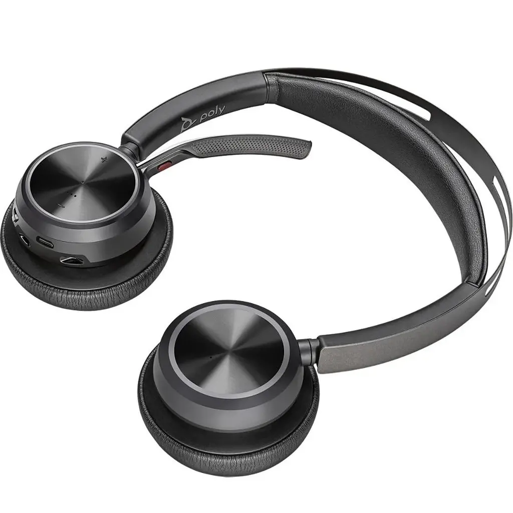 Гарнітура Poly Focus 2 - M USB-C + USB-C/A Adapter HS with Charge Stand Stereo (9T9J6AA) - фото 2