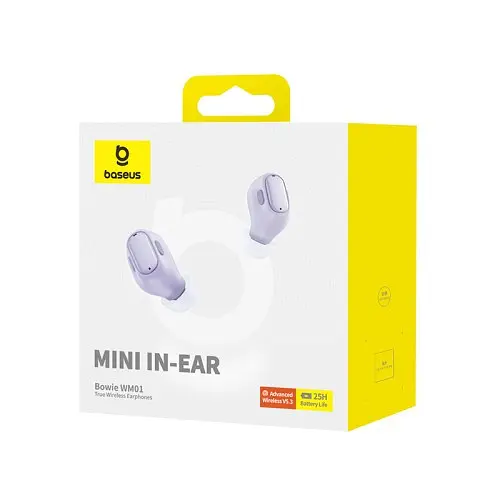 Навушники Baseus Bowie WM01 True Wireless Earphones фіолетовий NGTW370005 - фото 6