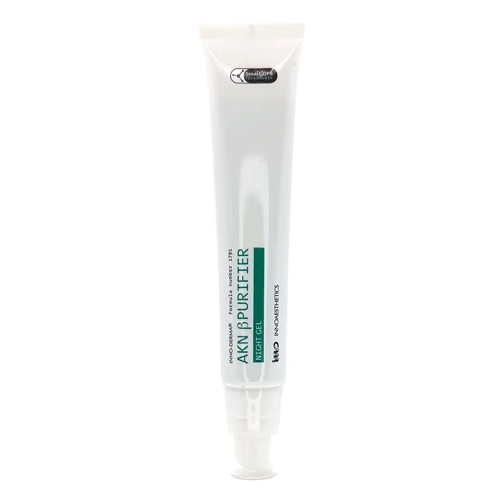 Нічний гель для терапії акне Akn Βpurifier Night Gel Innoaesthetics 50 г - фото 2