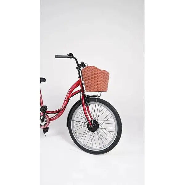 Електровелосипед Azimut Aquamarine 28 дюймів 500W 13Ah червоний - фото 7