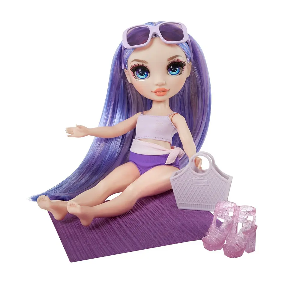 Лялька дитяча Віолетта Rainbow High 507314 серії Swim Style з аксесуарами - фото 6